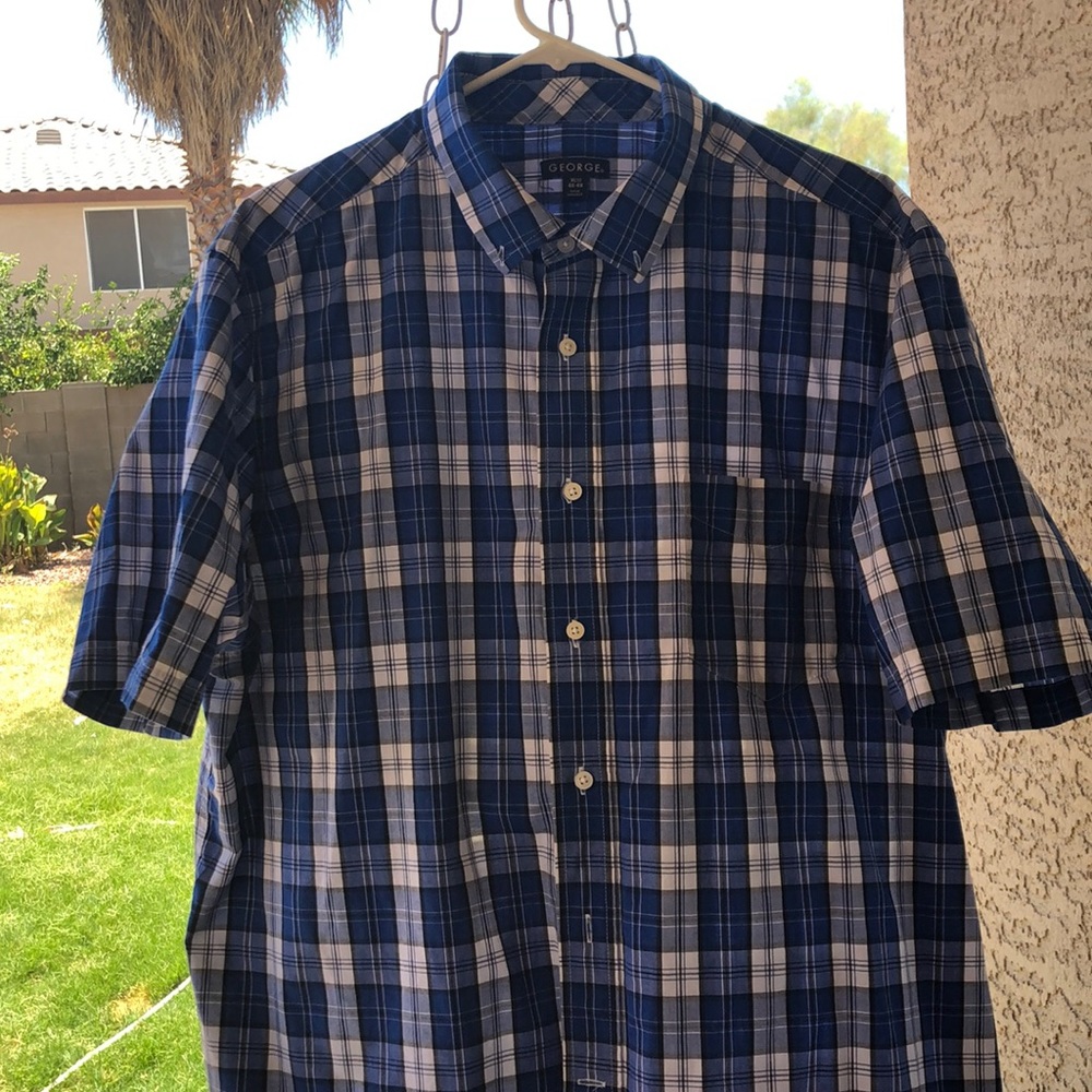 George blue shirt. Size XL. 46-48